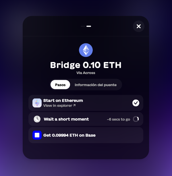 Firmar la transacción en MetaMask