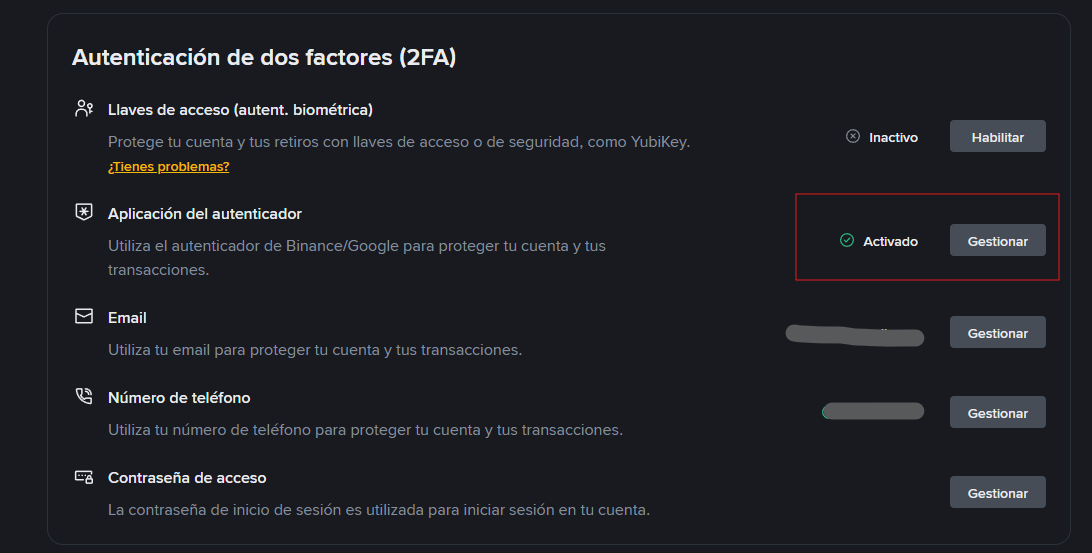 Paso 3: Configuración de la Autenticación de Dos Factores (2FA) en Binance
