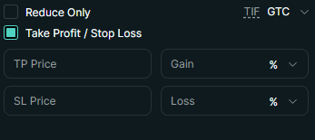 Paso 10: Configuración de TP/SL