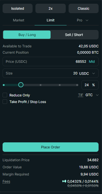 Paso 9: Configuración del apalancamiento