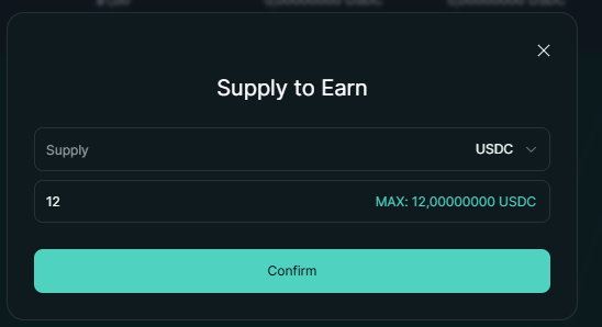 Paso 4: Depositando liquidez en Earn